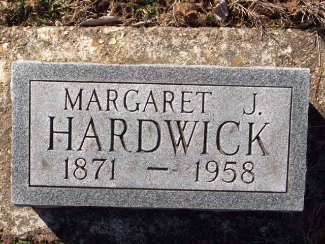 Margaret Jane (McAllister) Hardwick
