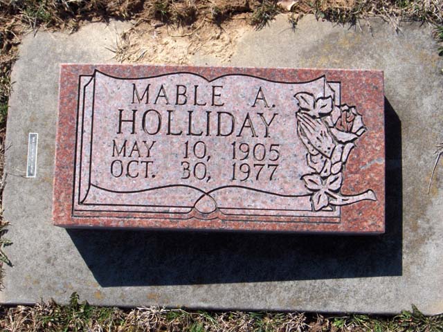 Mabel Amelia (Young) Holliday