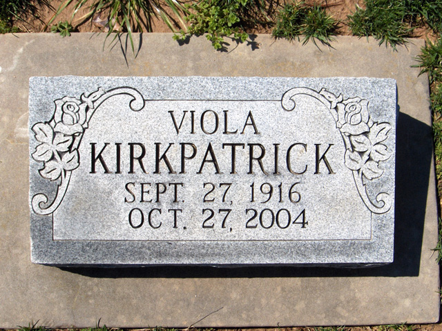 Viola G (Slinkard) Kirkpatrick