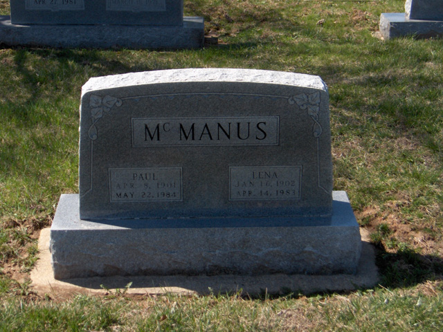Paul C McManus, Sr
