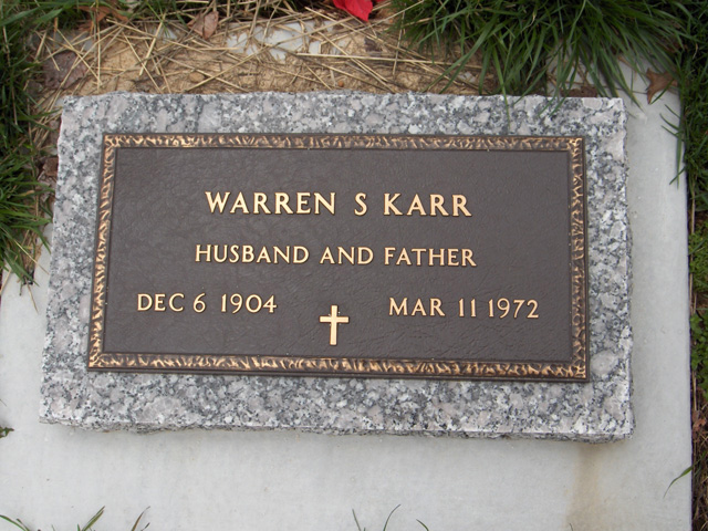 Warren S Karr