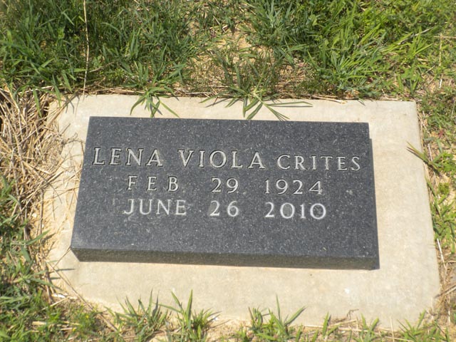 Lena Viola (Crites) Mayfield